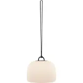 Nordlux Tafellamp Kettle To-Go oplaadbaar wit met zwart Ø 36cm