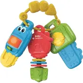 Clementoni - Babyspeelgoed - Sleutels met lichtjes en geluid - vanaf 1 maand