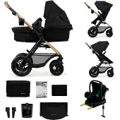 Kinderkraft Black 4in1 MOOV2 Pure AIR WHEELS kinderwagen