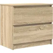 vidaXL Tv-meubel 60x35x54 cm bewerkt hout sonoma eikenkleurig