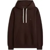 Tommy Hilfiger Sweatshirt 'ESS SEASONAL' kastanjebruin / wit