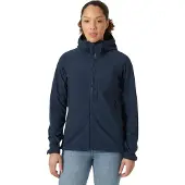 Helly Hansen W Paramount Hooded Softshelljas dames Donkerblauw XS