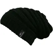 Chillouts long beanie muts Brian black