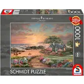 Schmidt - Legpuzzel - Seaside Cottage - Thomas Kinkade Studios - 1000 stukjes - Volwassenen - vanaf 12 jaar