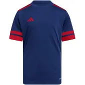 Adidas Functioneel shirt 'Squa25' navy / vuurrood