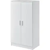 En.casa Schoenenkast Ster voor 14 paar schoenen 108x55x35 cm wit