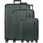 Travelite Dynamiic 4 wielen Kofferset 3-delig met uitbreidingsplooi groente