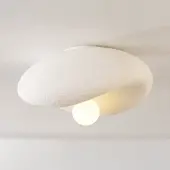 LumenXL Wabi Sabi plafondlamp Kawa met wit steeneffect - 41 cm