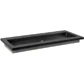 Forzalaqua Wastafel nova doppio gezoet 100.5x51.5x9.5 cm 1 kraangat