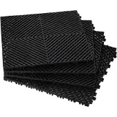Vevor 24 x in elkaar grijpende drainagemat douchemat 415 x 415 mm modulaire in elkaar grijpende vloermatten 17,6 mm dikke drainagematten