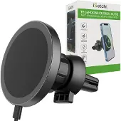 ISetchi Telefoonhouder - Qi Draadloze Oplader - 15 Watt Snellader - Ventilatierooster
