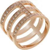 Orphelia Dames 925 Sterling Zilveren Ring - Rosé ZR-7125/RG