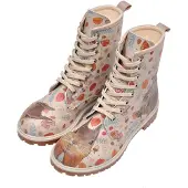 Dogo Hoge veterschoenen van imitatieleer