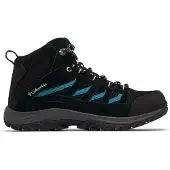 Columbia CRESTWOOD MID WATERPROOF Dames Wandelschoenen - Black, Skylight