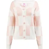 MO Gebreid vest 'Blonda' crème / lichtroze