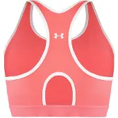 Under Armour Mid Keyhole Dames Roze Sportbeha