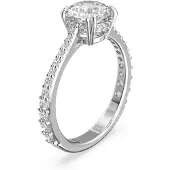 Swarovski Ring zilver / transparant