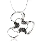 Orphelia Dames 925 Sterling Zilveren Ketting met Hanger - Zilver ZH-4673