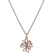 Orphelia Dames 925 Sterling Zilveren Ketting met Hanger - Roze ZH-6027/1