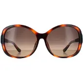 Salvatore Ferragamo SF744SLA 214 tortoise bruin gradiënt zonnebril