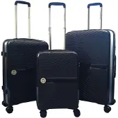 Infinity Leather Hard Shell Reisbagage Koffers