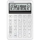 Casio MS-200DQ bureaucalculator, 12-cijferig, LC-display, belastingberekening, winstberekening, batterij/solobedrijf, B 101 x H 154,5 mm, wit