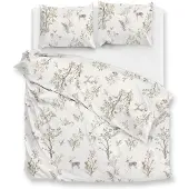 Zohome Zo Home Dekbedovertrek Flanel Hazel - off white 200x200/220cm