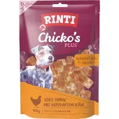 Rinti - Extra Chicko Plus 12x80g - Kaasblokjes met kip