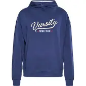MO Sweatshirt marine / donkerrood / wit