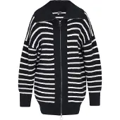 Dreimaster Maritim Gebreid vest marine / wit
