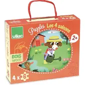 Vilac 4 Seizoenen puzzels van