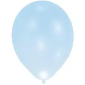 Amscan Ballonnen Met Led-verlichting 28 Cm 5 Stuks Blauw