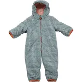 Ducksday - Kids Baby Snow Suit - Overall 86, turkoois/grijs