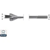 Rotec SDS-MAX Vleugelbeitel 35x380mm - 2151055