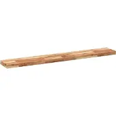vidaXL Wandschap zwevend olieafwerking 120x20x4 cm massief acaciahout