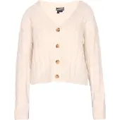 Dreimaster Gebreid vest wolwit