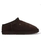 Warmbat Huisschoen 'Conner' chocoladebruin