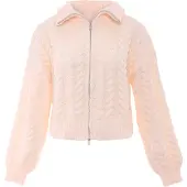 Mymo Gebreid vest rosa