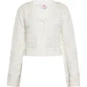 Mymo Gebreid vest wit