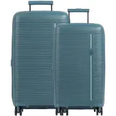 Travelite Kofferset 'Roomer' aqua / cyaan blauw