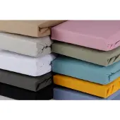 DoubleDry Hoeslaken jersey 100% katoen tweepersoons 140x200 cm zacht &
