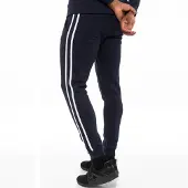 Enzo Heren Navy Tracksuit Joggers| Designer Menswear