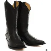 Grinders Unisex zwart lederen cowboylaarzen-Arizona HI