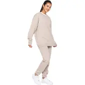 Enzo | Dames Oversized Sweatshirt Tracksuit Set