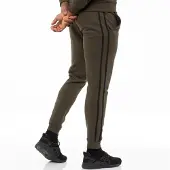Enzo Heren Khaki trainingspak Joggers| Designer Menswear
