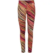 Conquista Rode legging met meerkleurige print