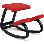 Varier Stokke Variable Balans kniestoel Rood/Zwart Tonal
