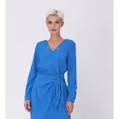 Smart & Joy V -neck blouse en decoratieve ketting