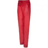 Infinity Leather Joggingbroek van rood nappaleer voor dames