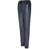 Infinity Leather Zwart leren nappabroek voor dames, joggingbroek
